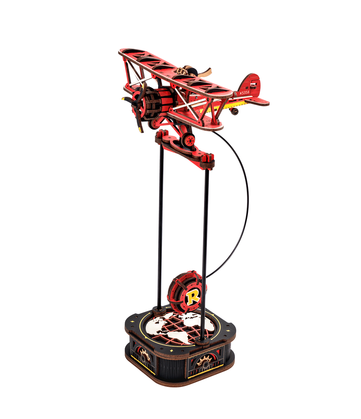 ROKR Sky Captain Pendulum Balance Toy 3D Wooden Puzzle MCD01
