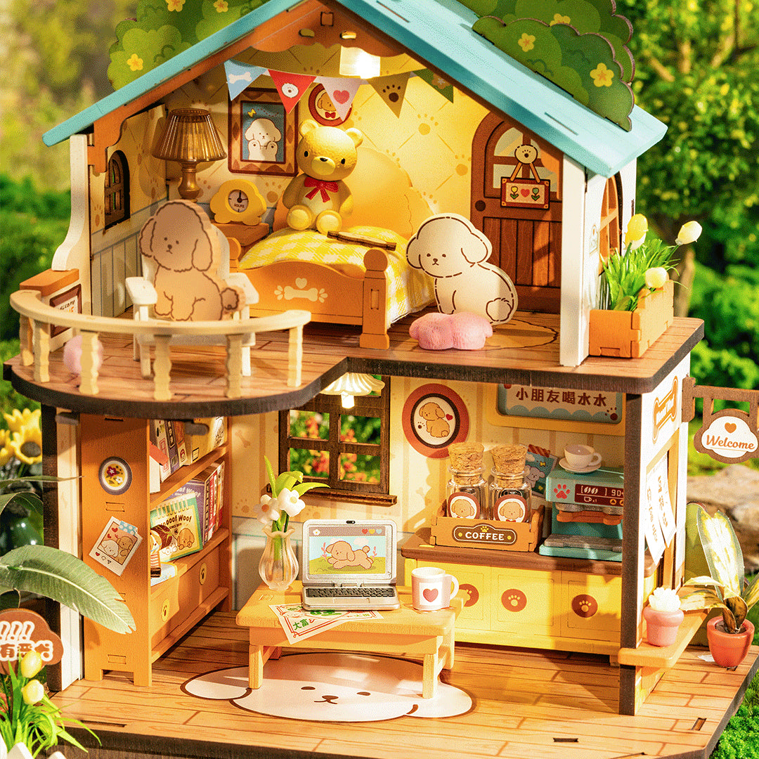 Rolife Puppy’s Cozy Villa DIY Miniature House DG169