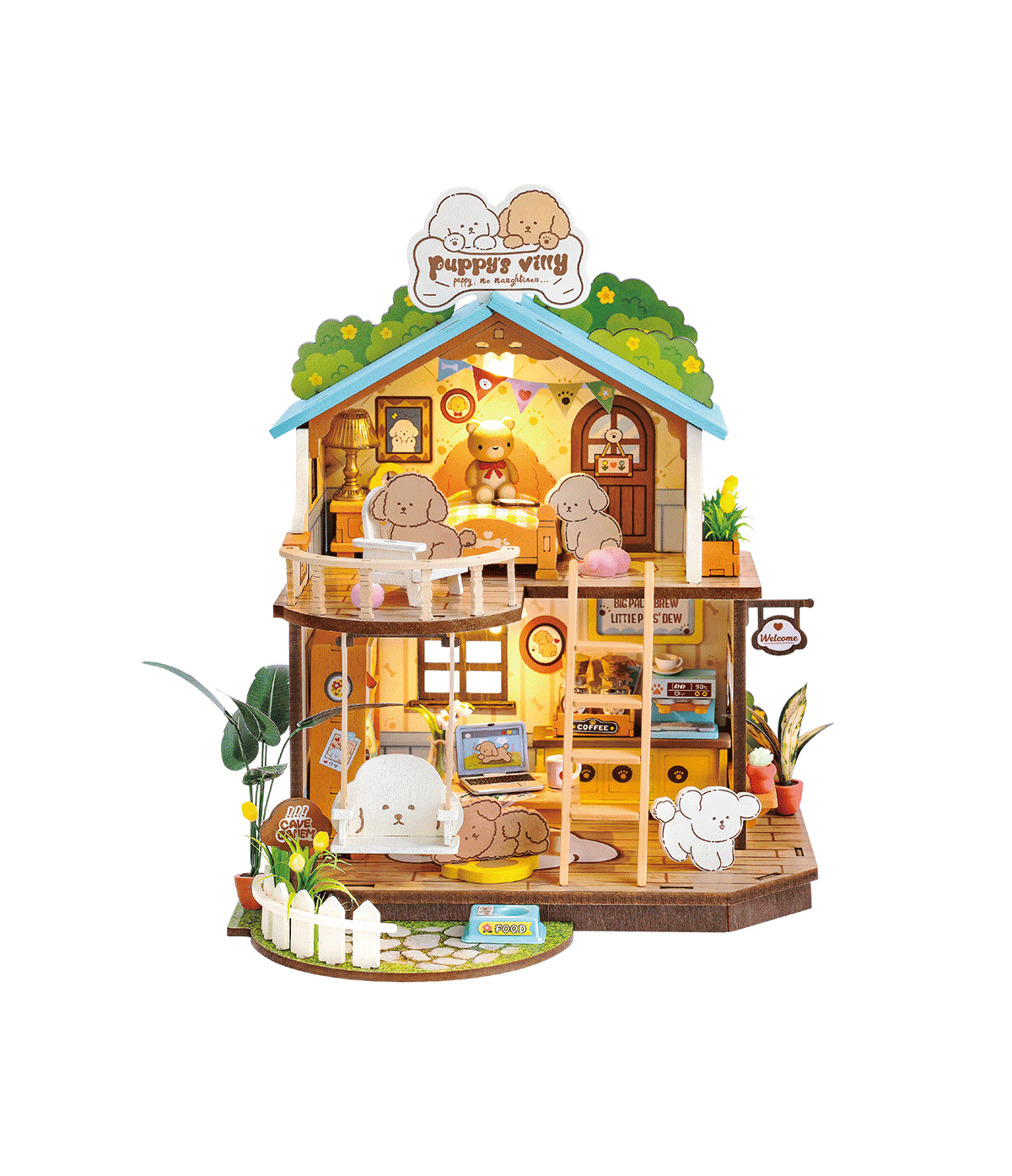 Rolife Puppy’s Cozy Villa DIY Miniature House DG169