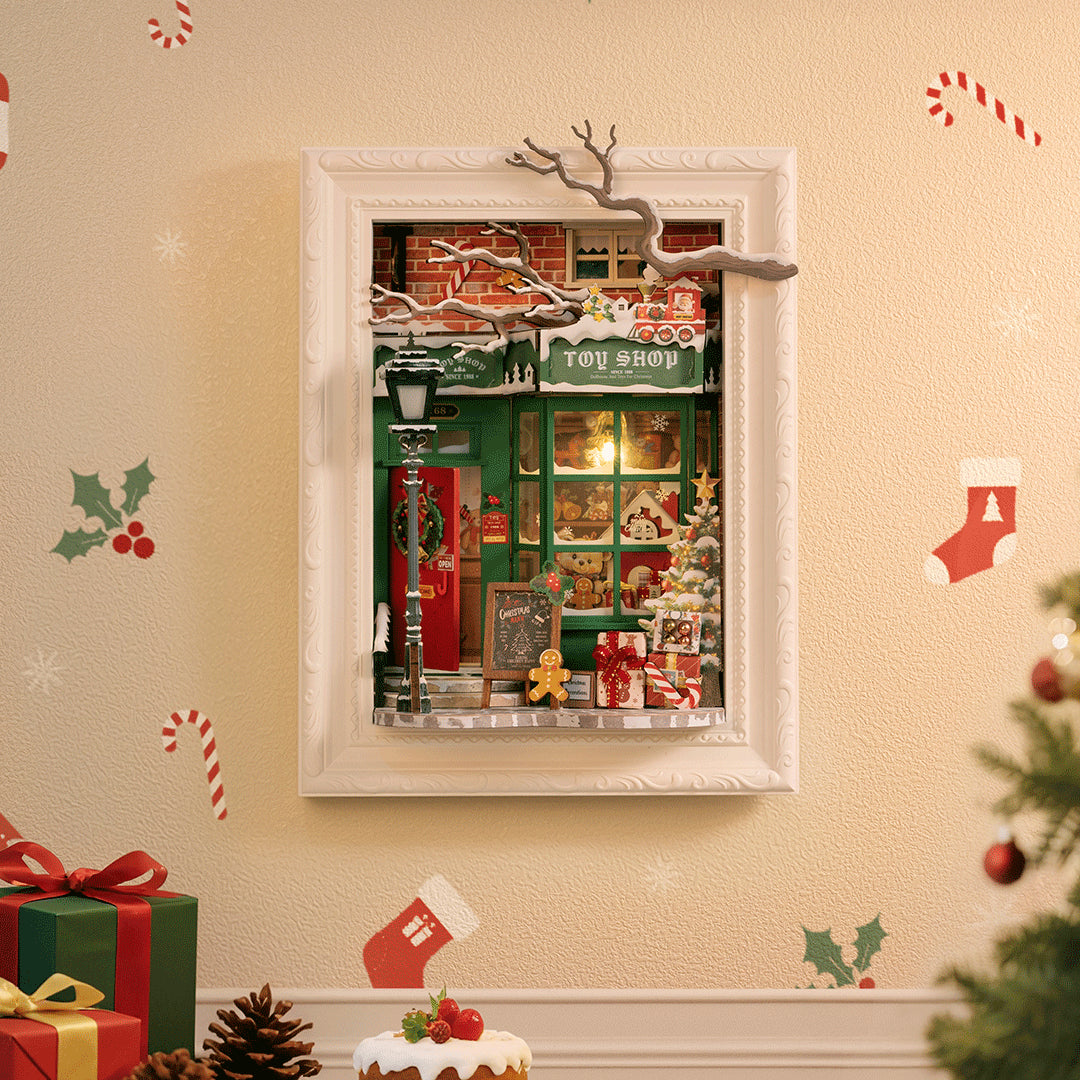 Rolife Santa’s Toy Shop DIY Picture Frame Kit DP006