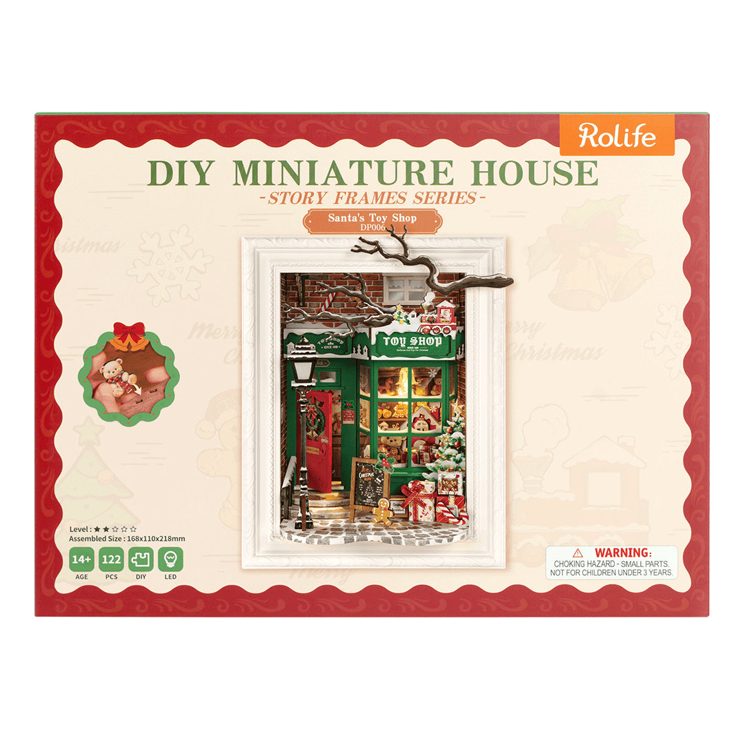 Rolife Santa’s Toy Shop DIY Picture Frame Kit DP006