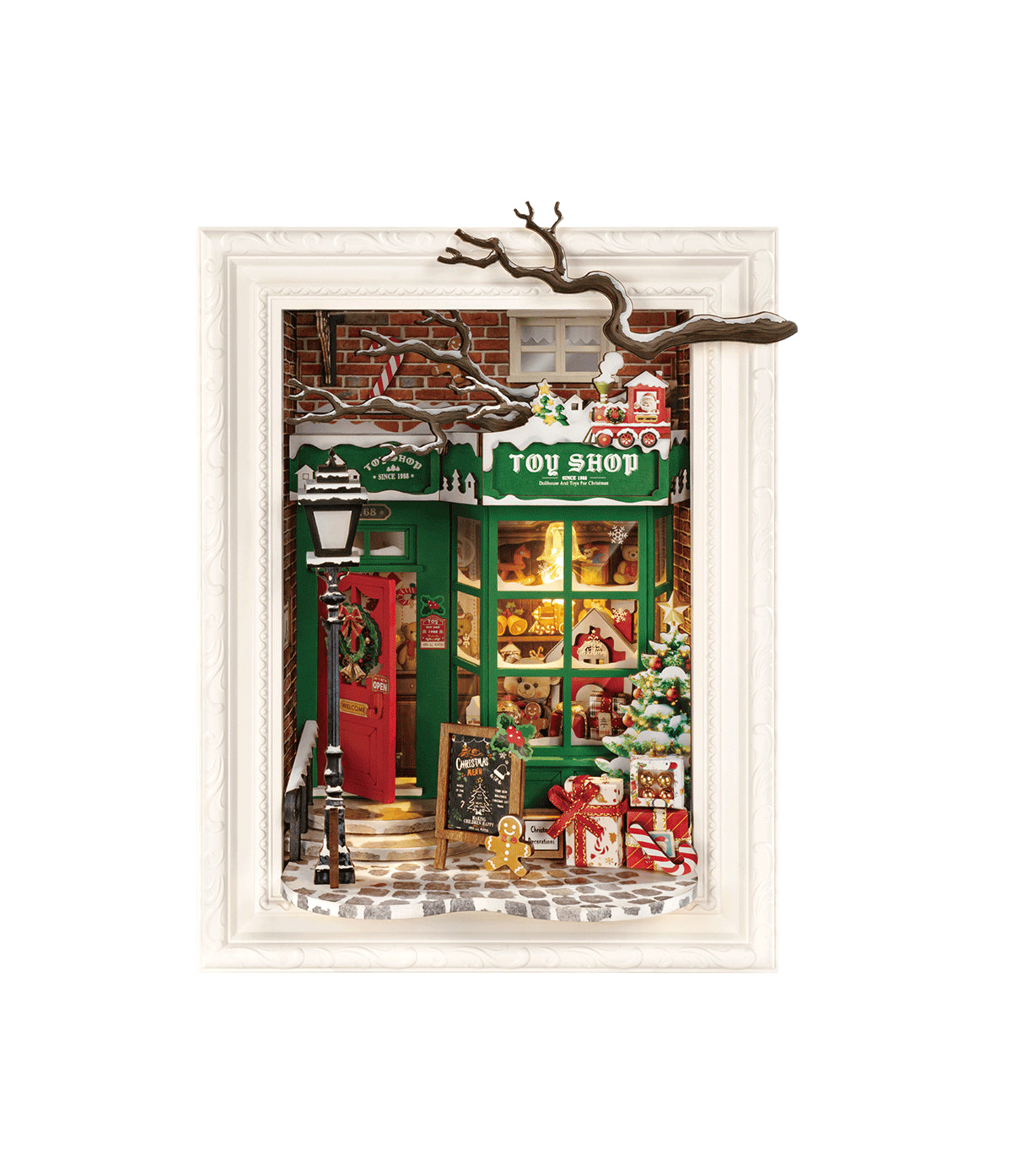 Rolife Santa’s Toy Shop DIY Picture Frame Kit DP006