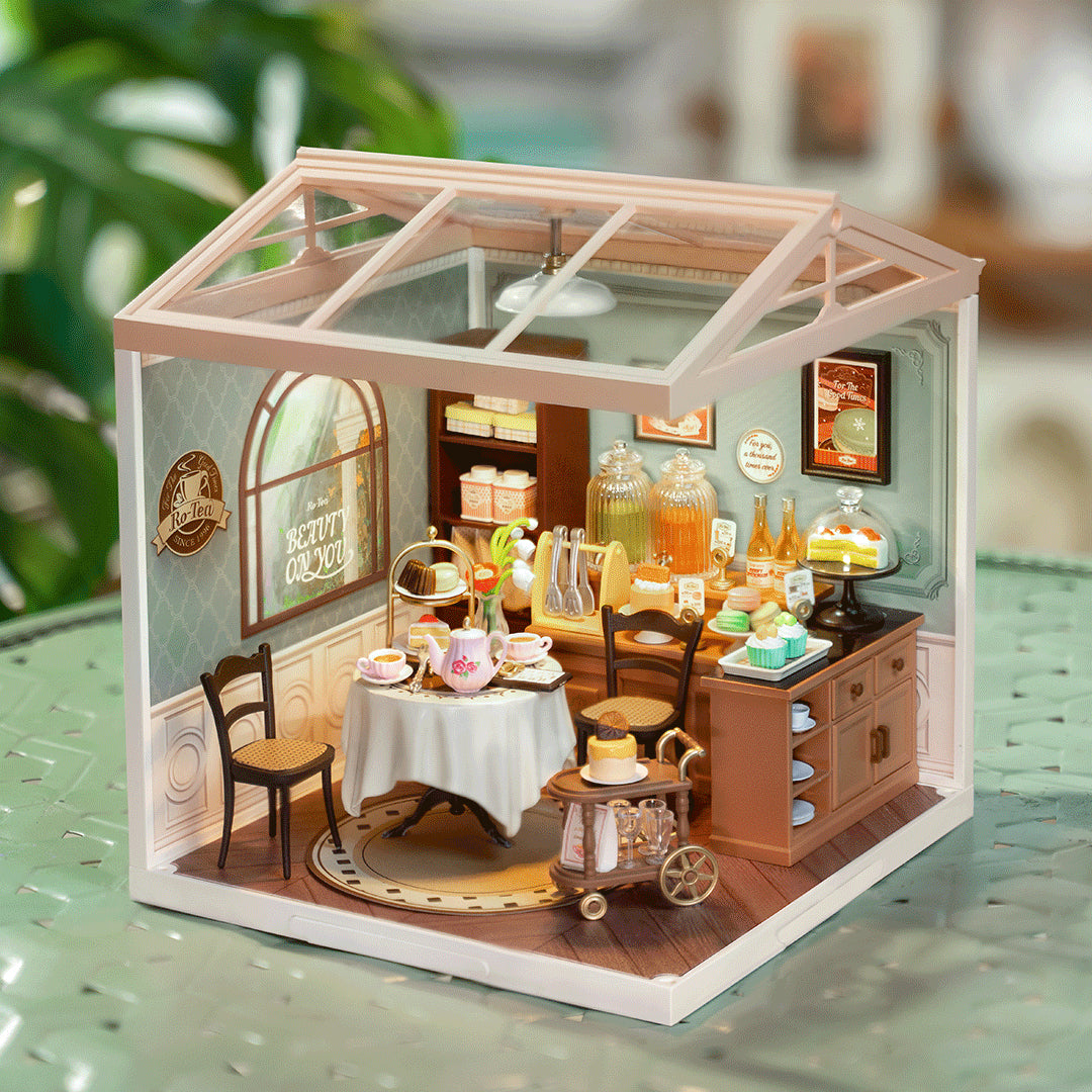 Rolife Sweet Sips Tea DIY Miniatyr Tebutik