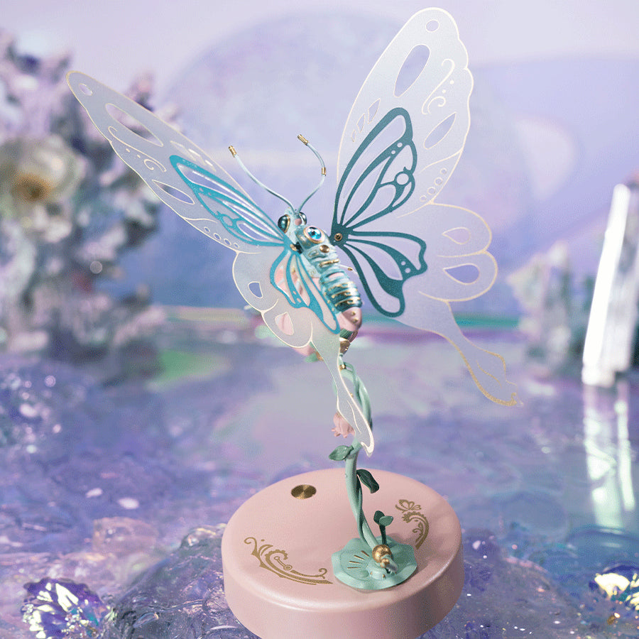 ROKR Butterfly Mechanical Puzzle DIY Fjärilspussel med Mekaniska Funktioner