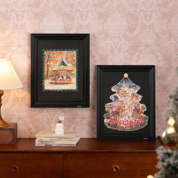 Rowood Christmas Town Wooden Jigsaw Puzzle TA007