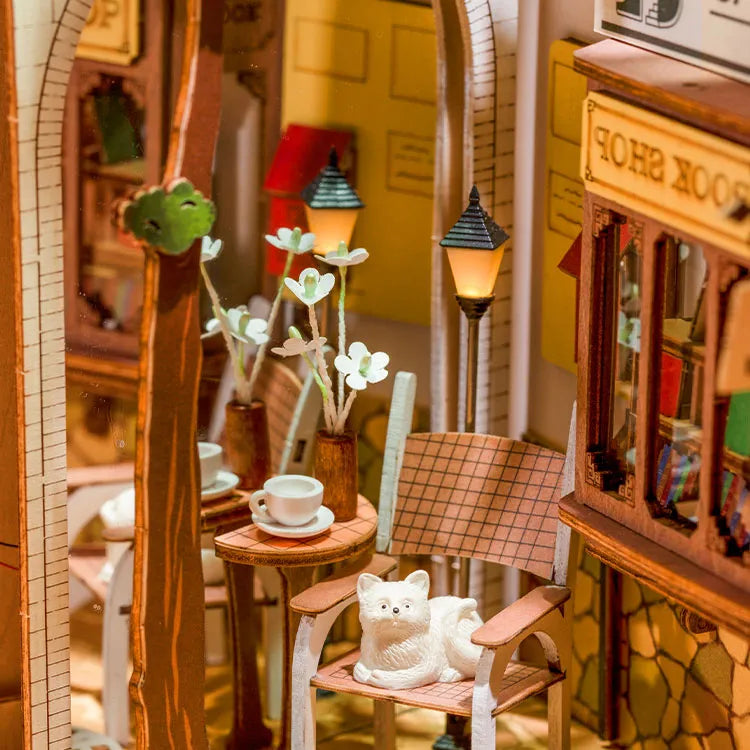 Rolife Sunshine Town Book Nook Shelf Insert TGB02