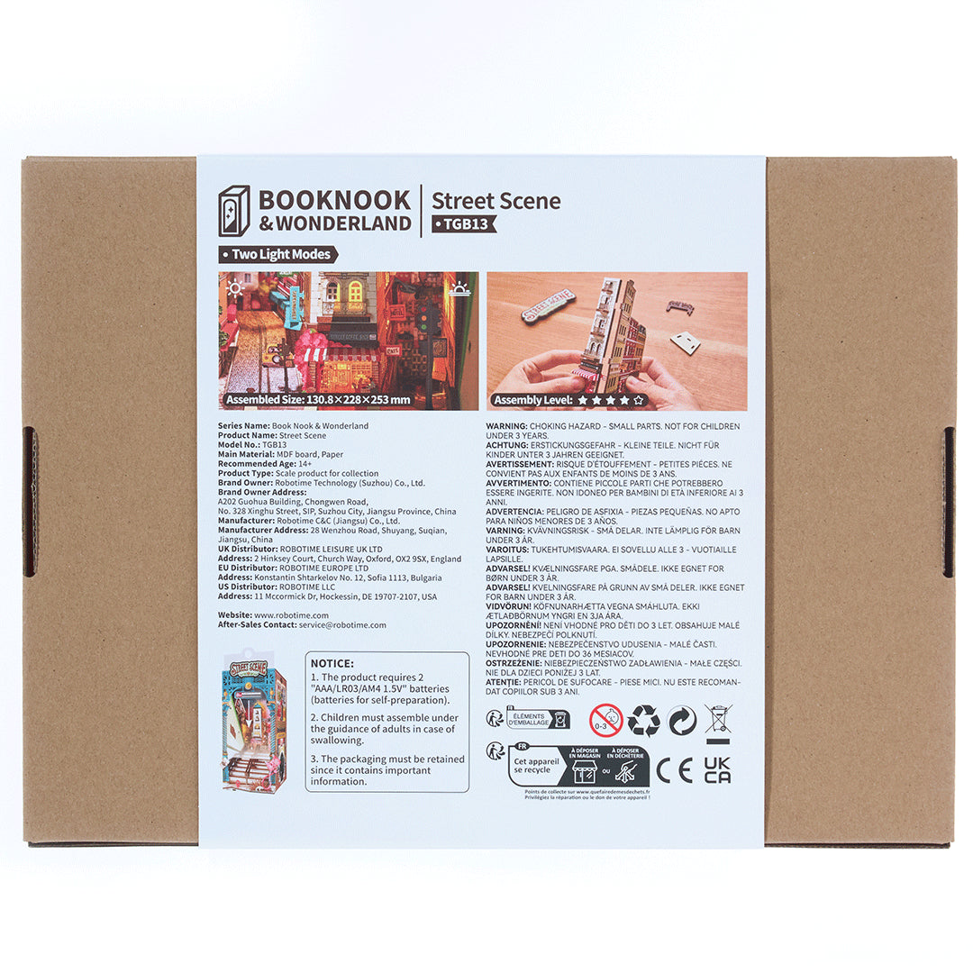 Rolife Street Scene DIY Book Nook Shelf Insert TGB13