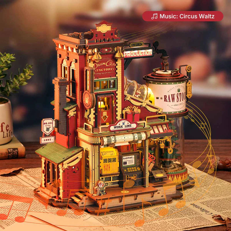 ROKR Dream Gift Factory Wooden Music Box