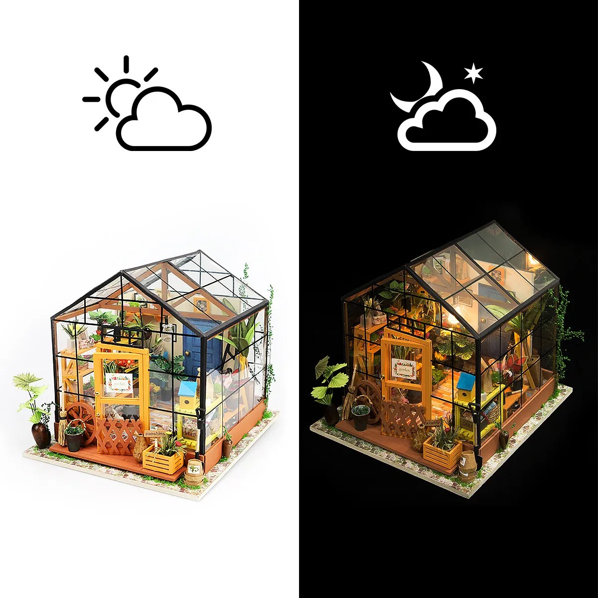 Rolife Cathy’s Flower House DIY 3D Wooden Puzzle Perfect Craft Project