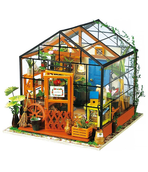 Rolife Cathy’s Flower House DIY 3D Wooden Puzzle Perfect Craft Project