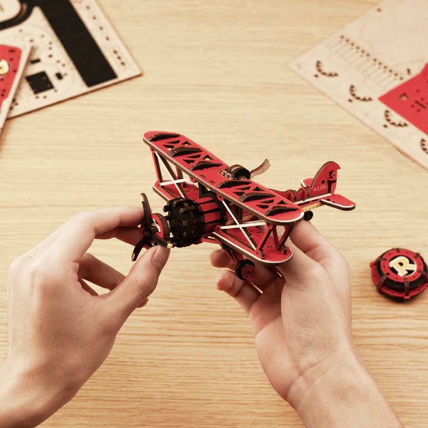 ROKR Sky Captain Pendulum Balance Toy 3D Wooden Puzzle MCD01