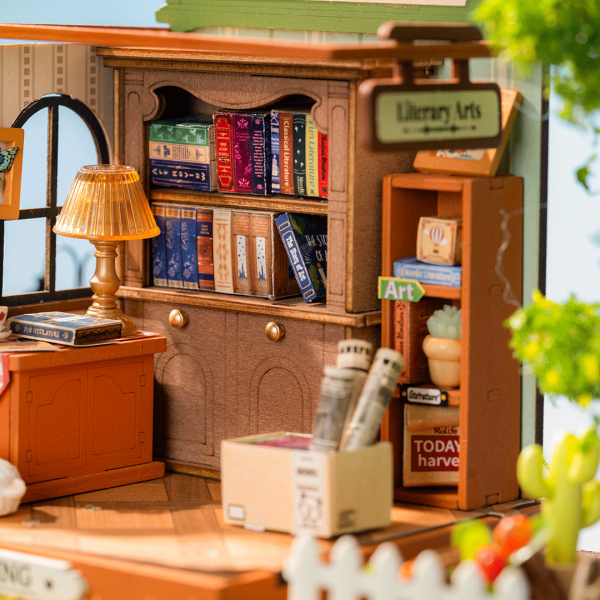 Rolife The Muse Bookshop DIY Miniature House DS040