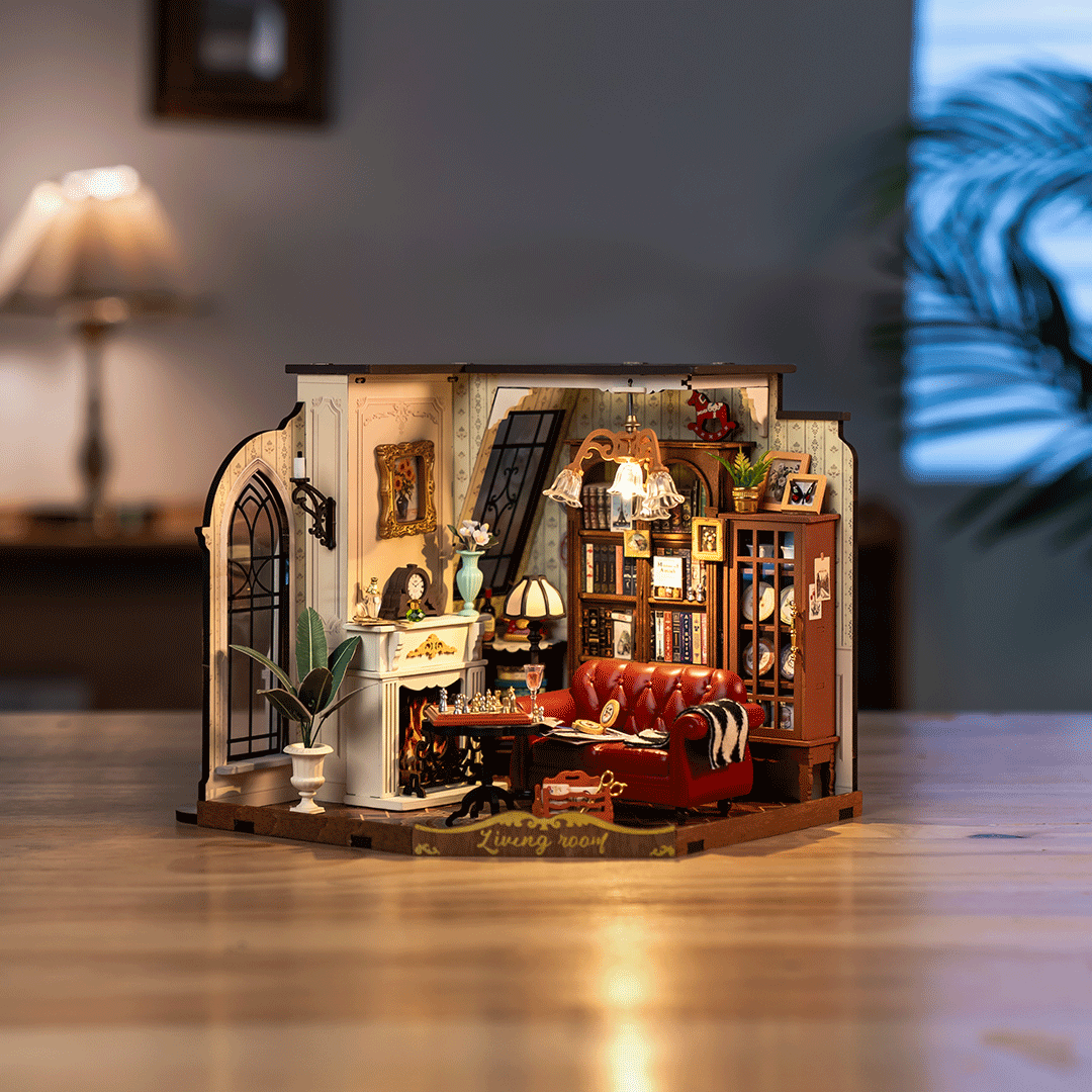 Rolife Catherine’s Living Room DIY Miniature House DG175