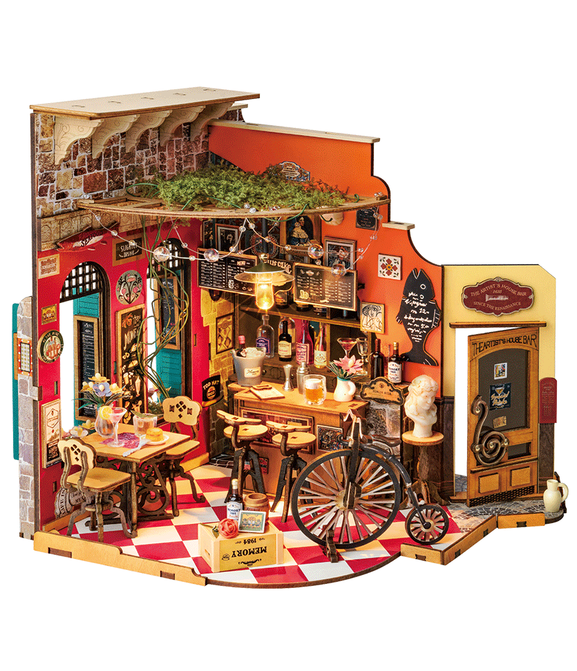 Rolife Cheers Bar & Dining DIY Miniature House