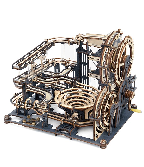 ROKR Marble Night City DIY Marble Run Puzzle Wooden Puzzle