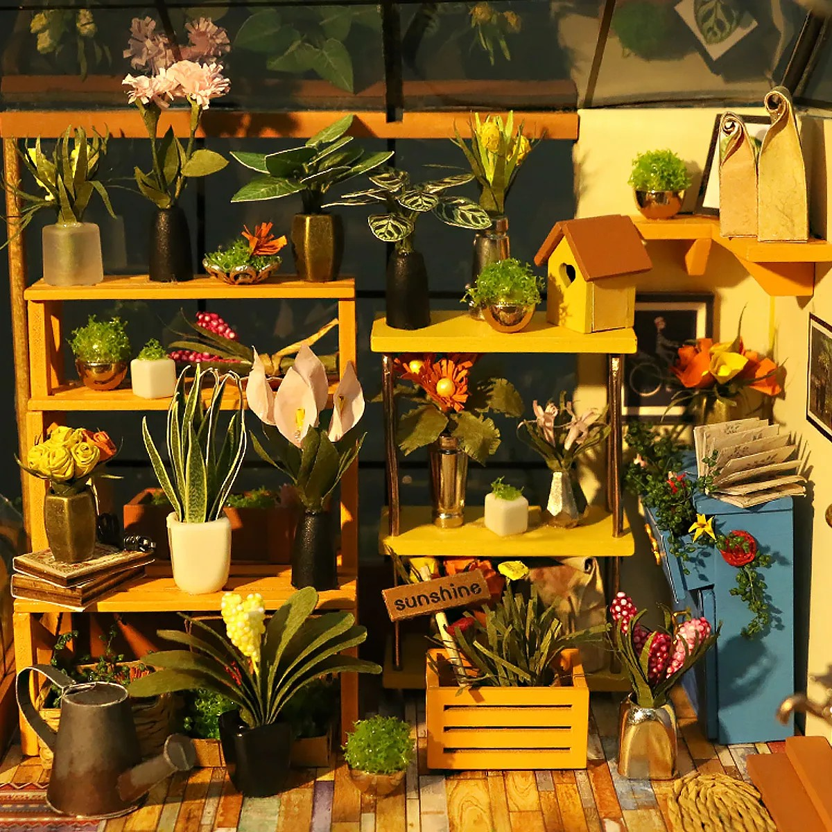 Rolife Cathy’s Flower House DIY 3D Wooden Puzzle Perfect Craft Project