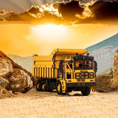 ROKR Dump Truck 3D Träpussel Byggbar Dumpermodell för Barn & Vuxna