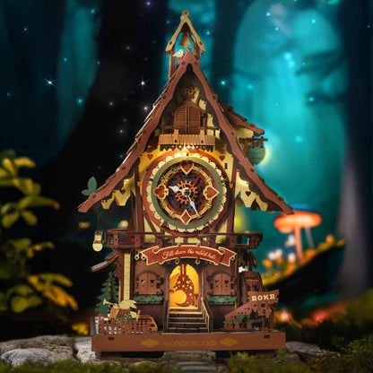 ROKR Cuckoo Clock Mechanical 3D Wooden Puzzle
