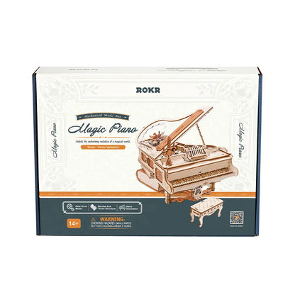 ROKR Magic Piano 3D Träpussel med Självspelande Musik