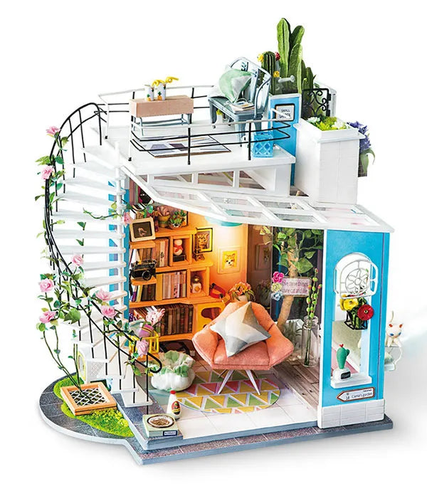 Rolife Dora’s Loft DIY Modernt Loft Dockhus i 2 Våningar
