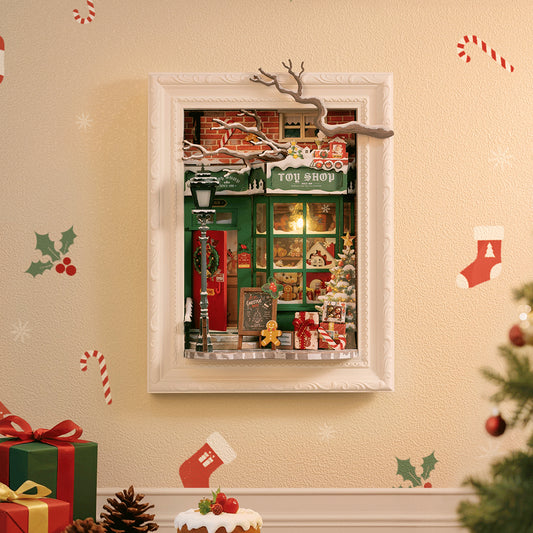 Rolife Santa’s Toy Shop DIY Picture Frame Kit DP006
