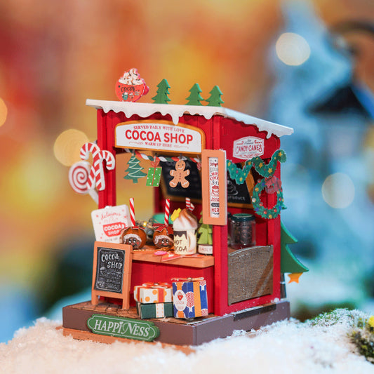 Rolife Cocoa Shop miniatyr hus