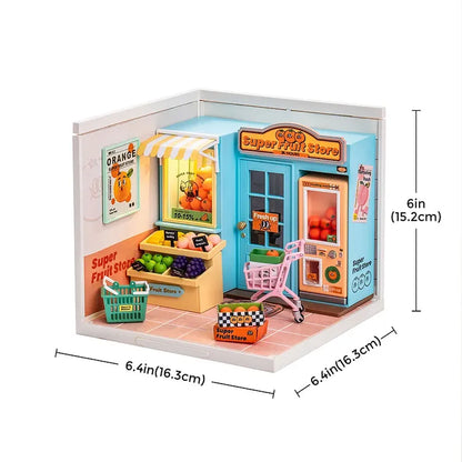 Rolife Daily VC Fruit Store DIY Miniatyr Fruktaffär