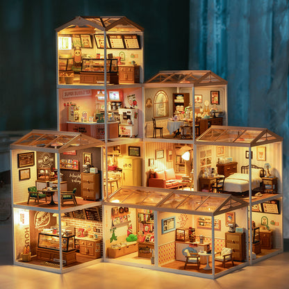 Rolife Sweet Sips Tea DIY Miniatyr Tebutik