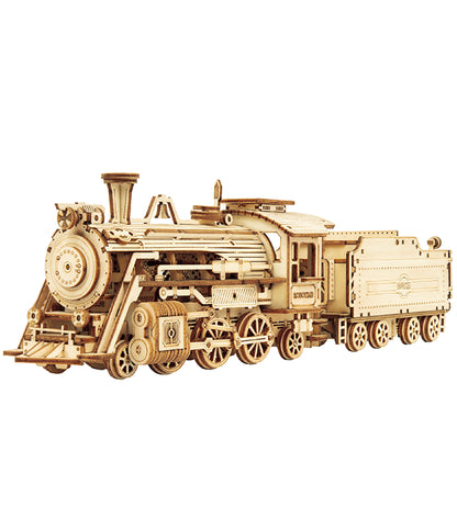 ROKR Prime Steam Express 3D Träpussel Ånglokmodell