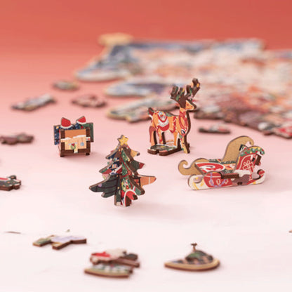Rowood Christmas Town Wooden Jigsaw Puzzle TA007