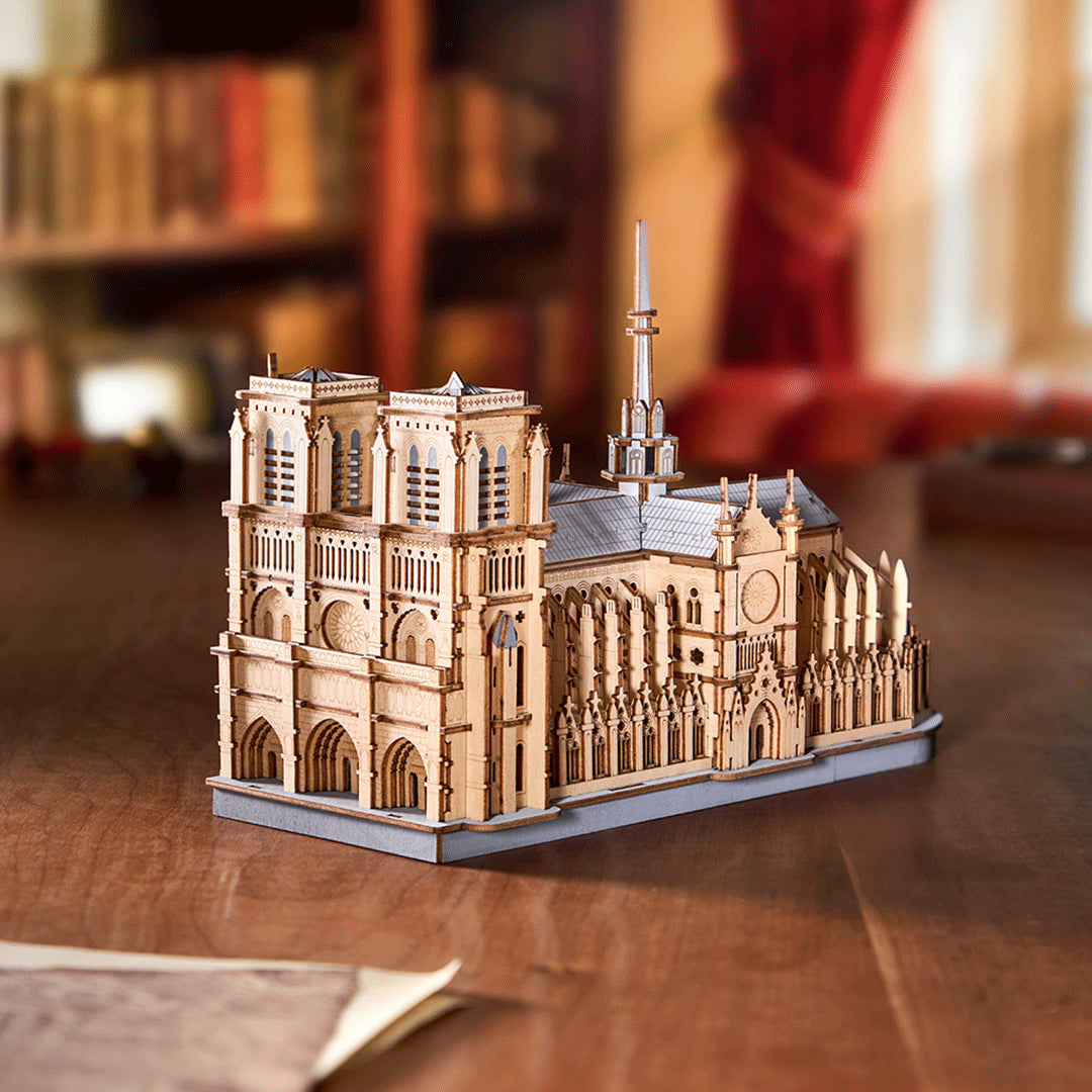 Rowood Paris Cathedral 3D Wooden Puzzle TG511