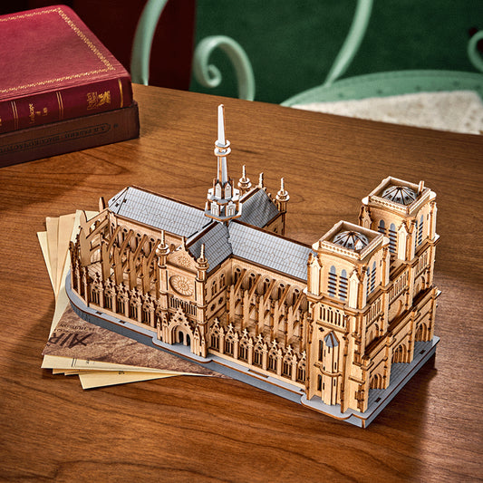 Rowood Paris Cathedral 3D Wooden Puzzle TG511