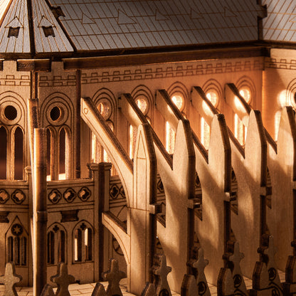Rowood Paris Cathedral 3D Wooden Puzzle TG511
