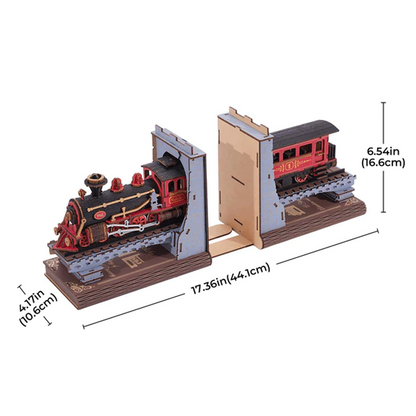 Rolife Century Train DIY Book Nook Kit Vintage Steam Locomotive