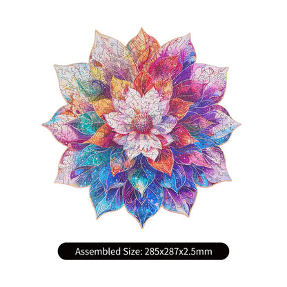 Rowood Mystic Mandala Flower Wooden Jigsaw Puzzle
