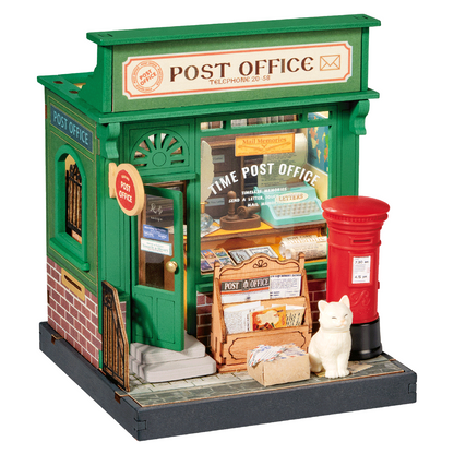 Rolife Century Post Office DIY Miniatyrhus Postkontor i Trä