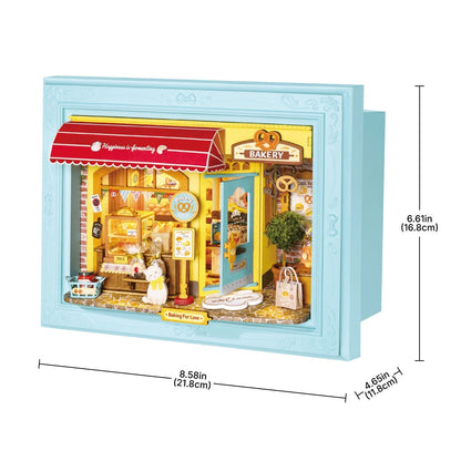 Rolife Fluffy Cat Bakery 3D Wooden Puzzle DP001 - It-store.se