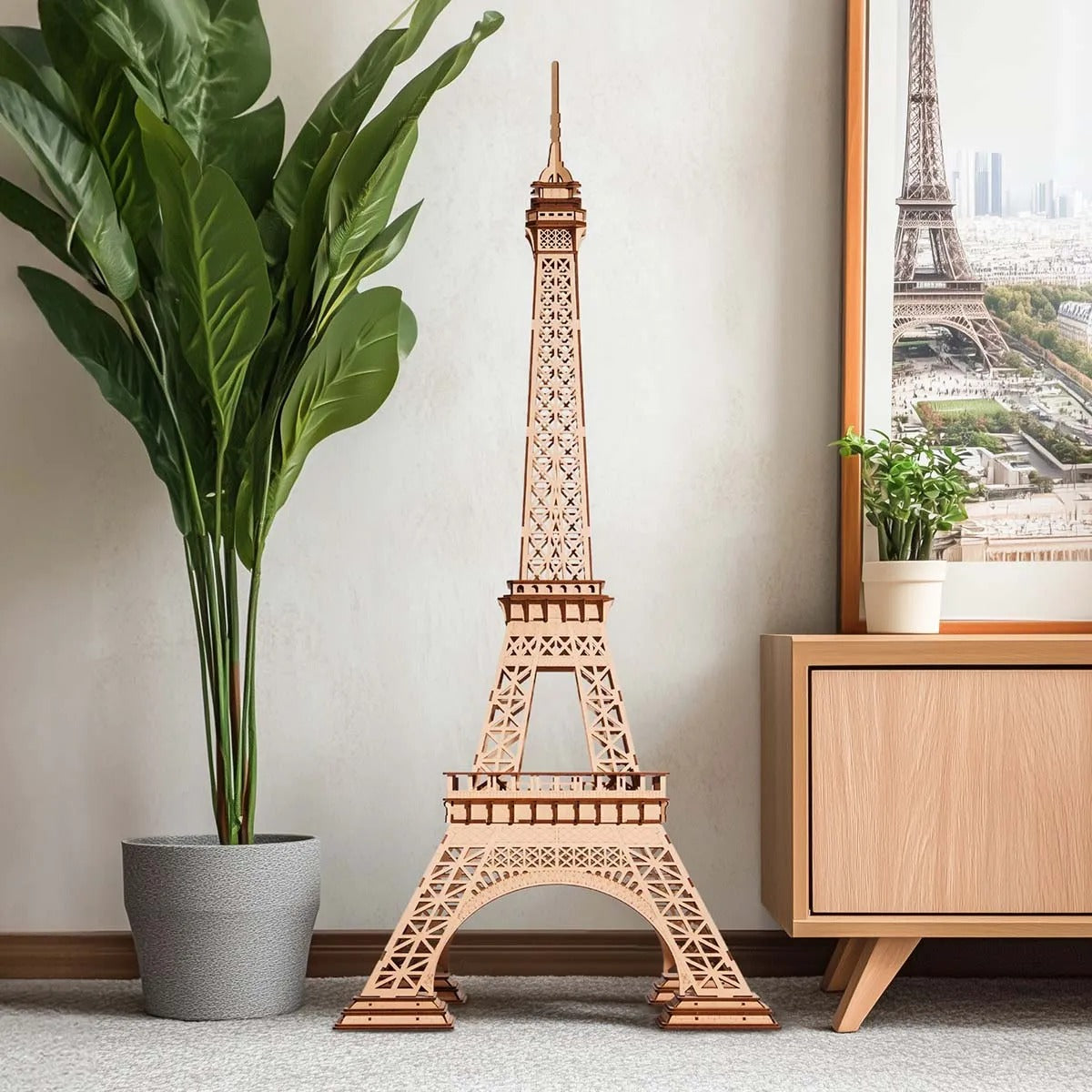 Rolife Eiffel Tower Plus 3D Wooden Puzzle TGC02 - It-store.se