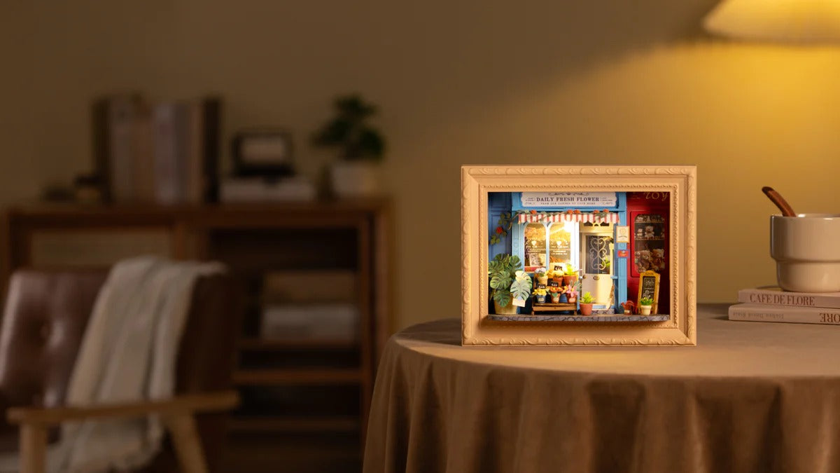 Rolife Daily Fresh Flower 3D Wooden Puzzle DP003 - It-store.se