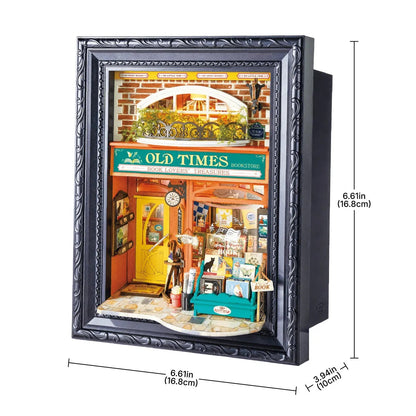 Rolife Old Times Bookstore 3D Wooden Puzzle DP004 - It-store.se
