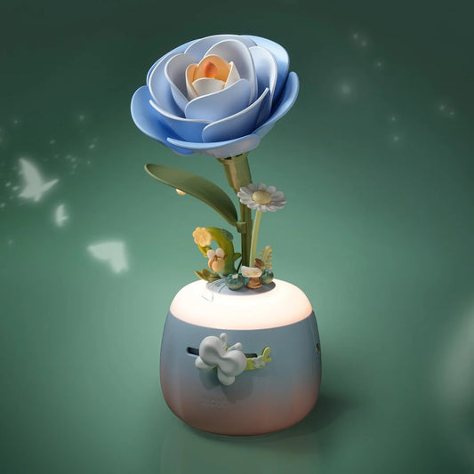 ROKR Starry Camellia Lamp DIY 3D Flower Night Light AF01S