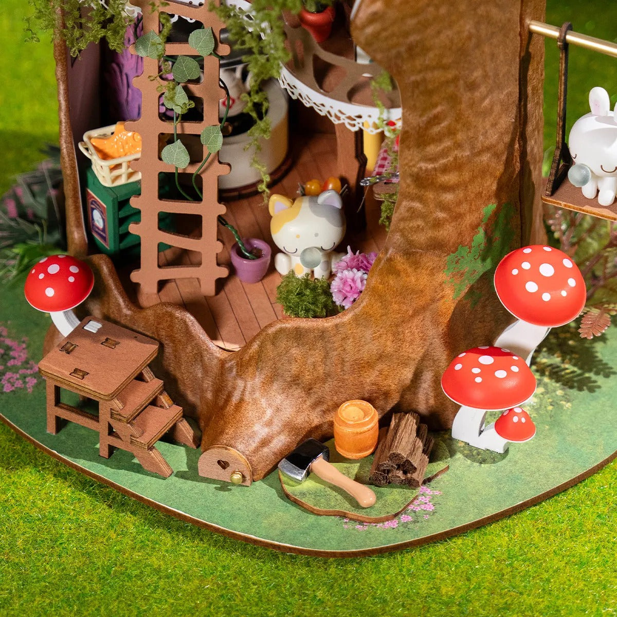 Rolife Fairytale Tree House DIY Miniature House DG179 - It-store.se