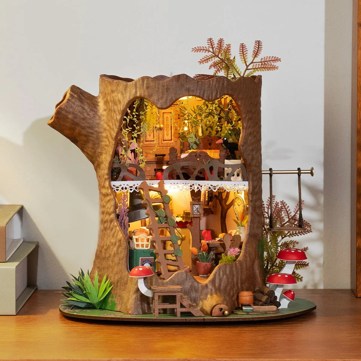 Rolife Fairytale Tree House DIY Miniature House DG179 - It-store.se