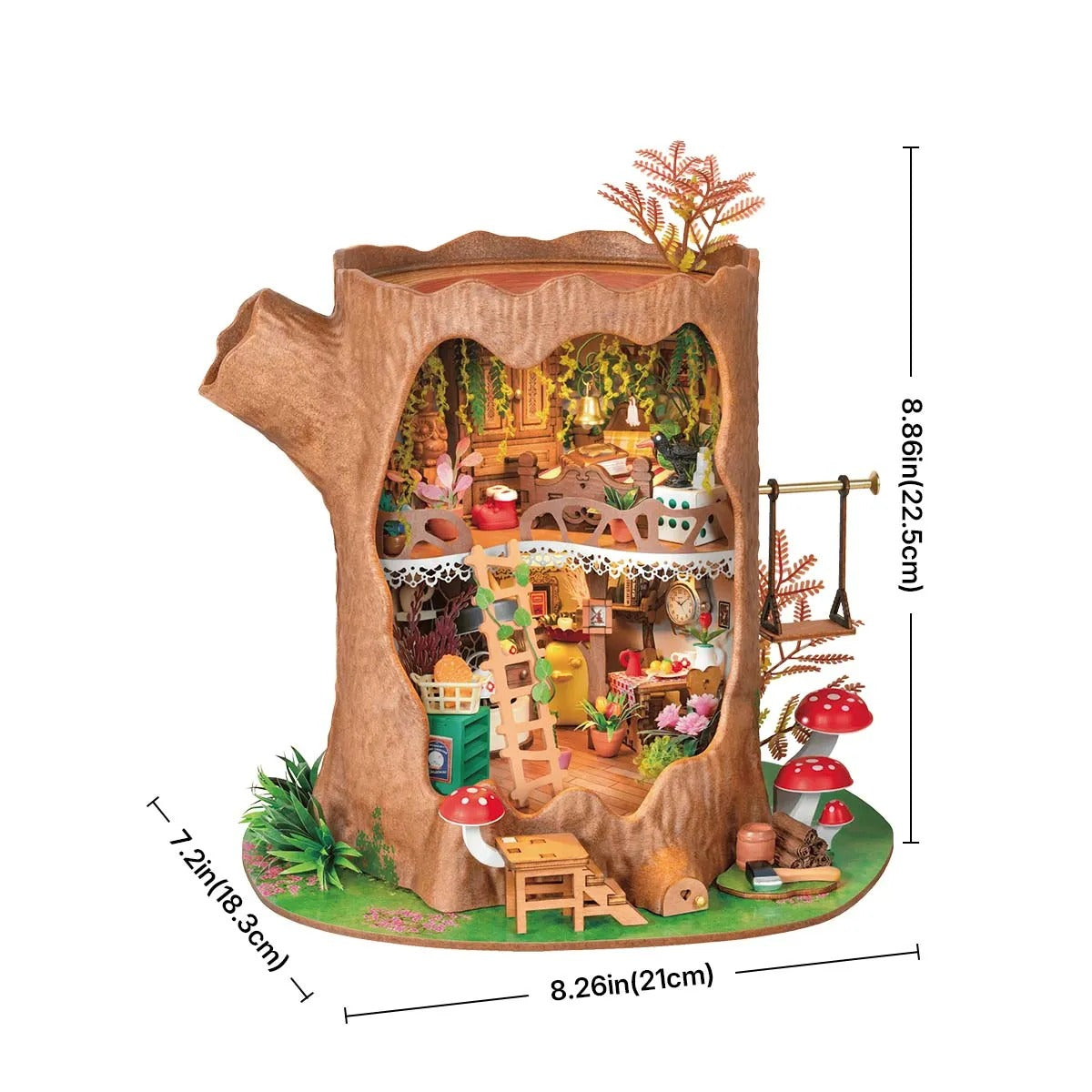 Rolife Fairytale Tree House DIY Miniature House DG179 - It-store.se