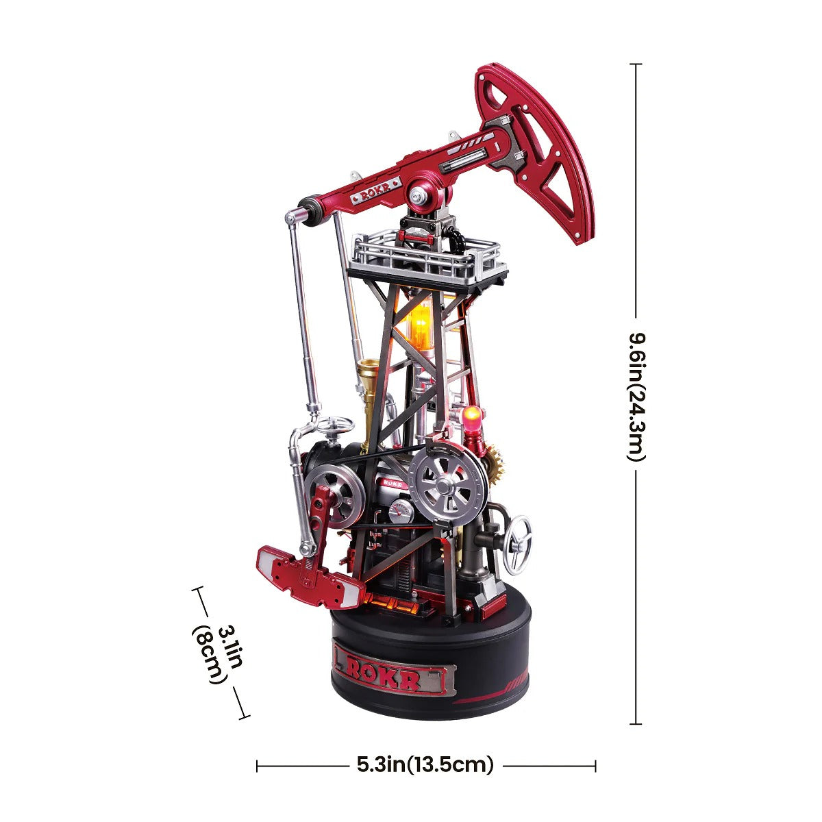 ROKR Oil Pump Jack Mechanical 3D Puzzle CGL03 - It-store.se