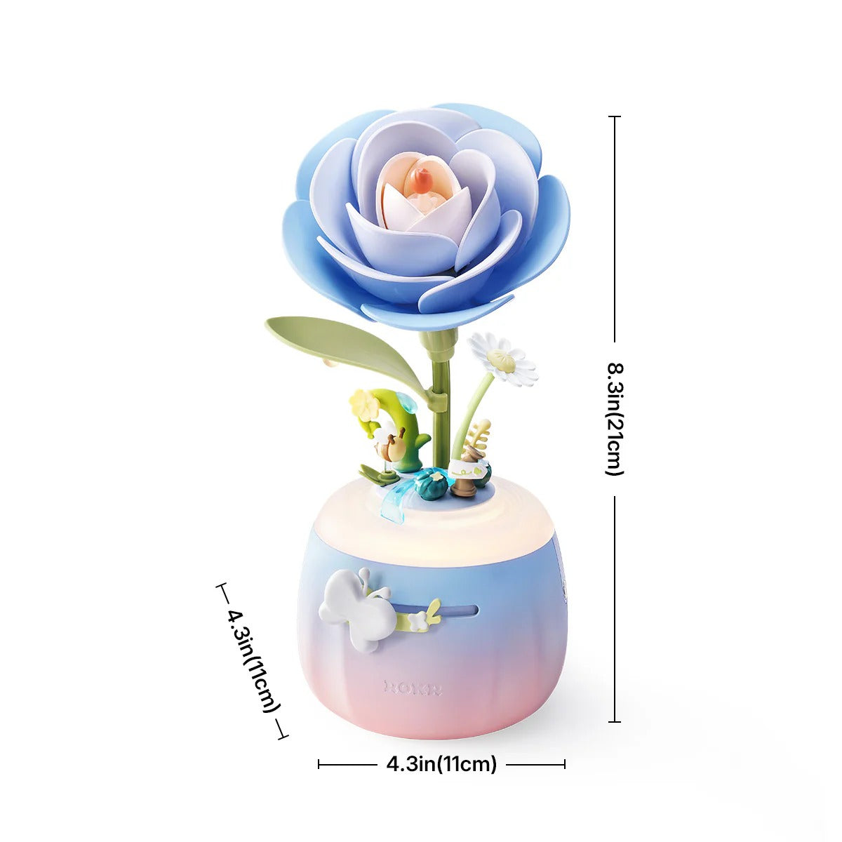 ROKR Starry Camellia Lamp DIY 3D Flower Night Light AF01S - It-store.se