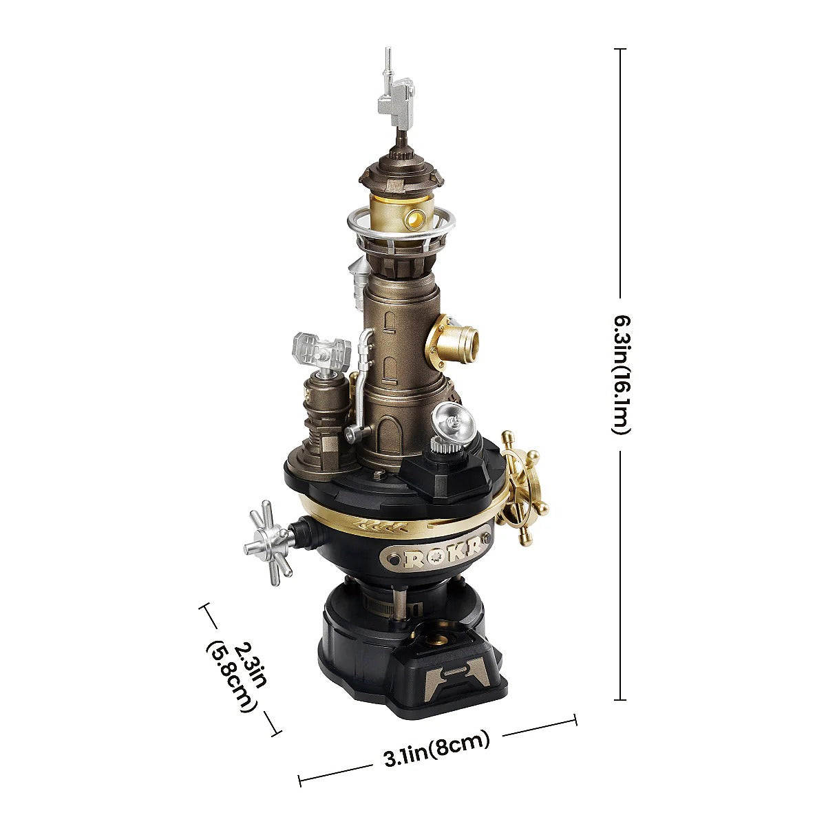 ROKR Navi Lighthouse Mechanical 3D Puzzle CGM01 - It-store.se