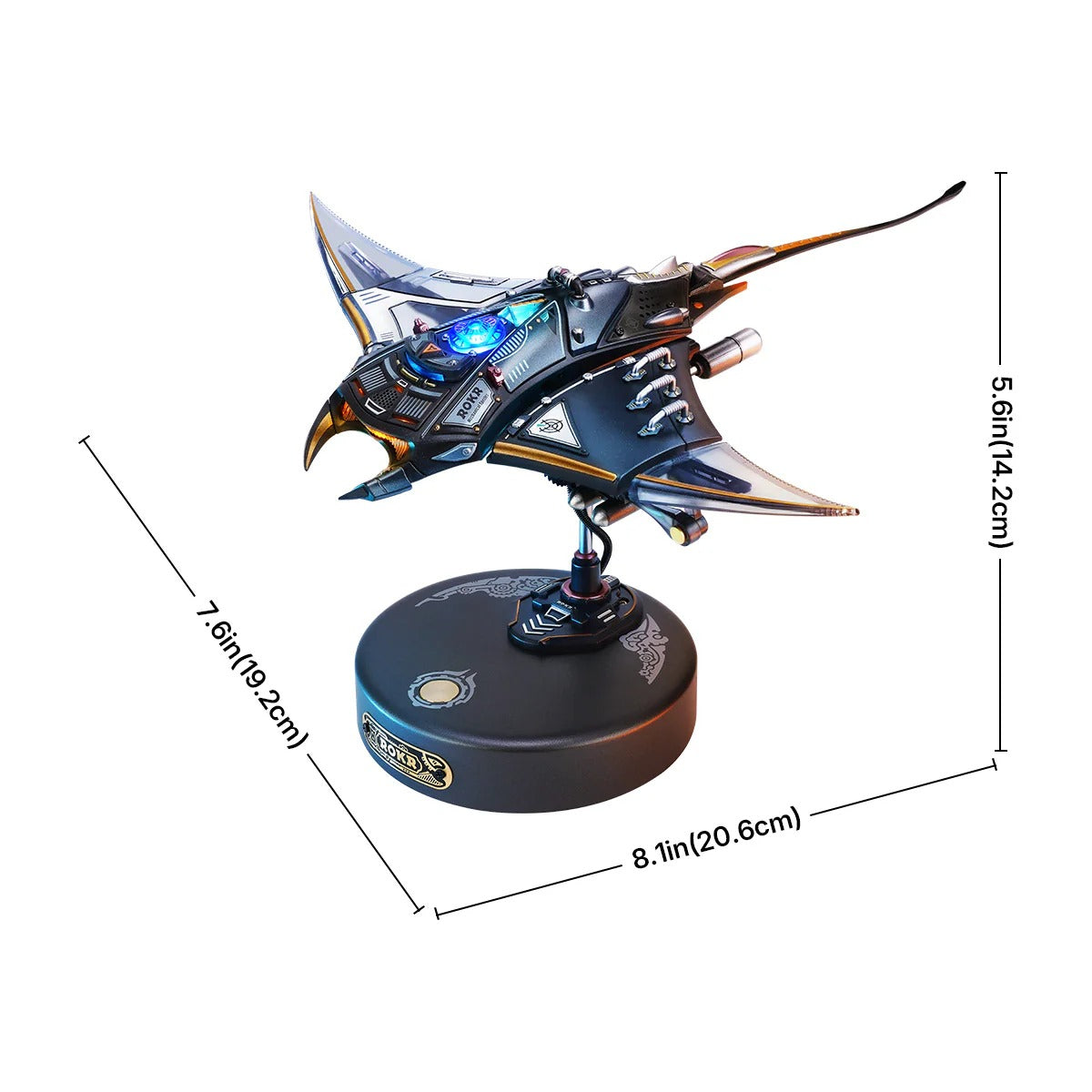ROKR Manta Ray Mechanical 3D Puzzle Model Kit MI06