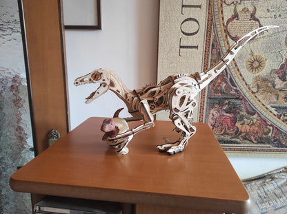 ROKR Velociraptor Wooden Dinosaur 3D Puzzle LD01 - It-store.se