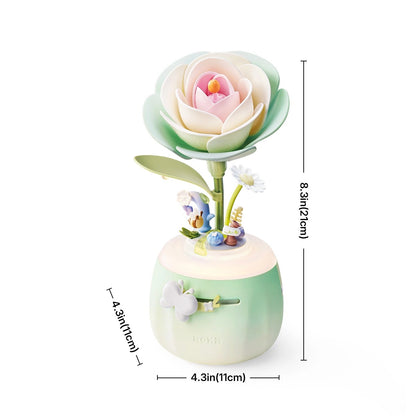 ROKR Minty Camellia Lamp AF02S Flower Night Light 3D Puzzle